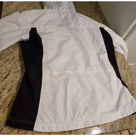 NIKE Women's Medium Full Zip Black White Running Athletic Lined Jacket F1 STI - Picture 11 of 12